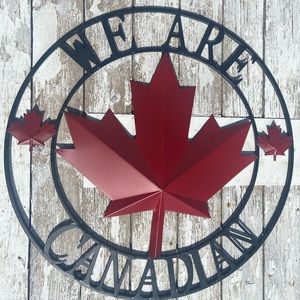 Metal outdoor decoration | 28” | We Are Canadian